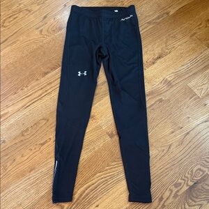 Under Armour HeatGear Compression Tights Black Men’s LG Running Training Pants